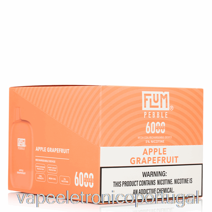 Vape Eletrônico [pacote Com 10] Flum Seixo 6000 Descartável